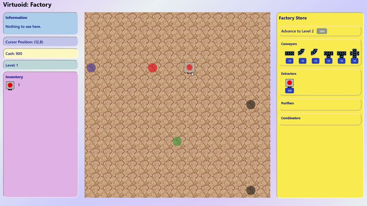 FINALLY! Yes, our first Factory video - sort of. #javascript #factorygame