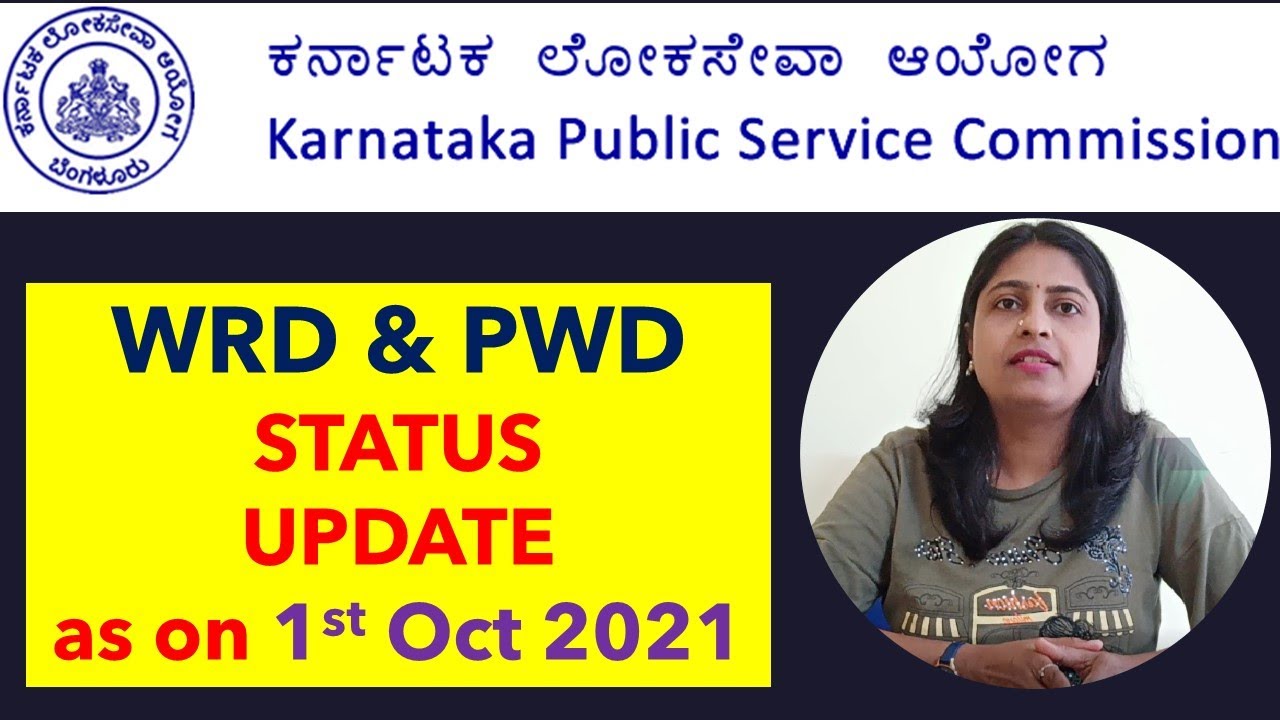 WRD & PWD : STATUS UPDATE Oct 2021| GENERAL TIPS -| Civil Engg | PWD | WRD | KPSC exams | SANPoint