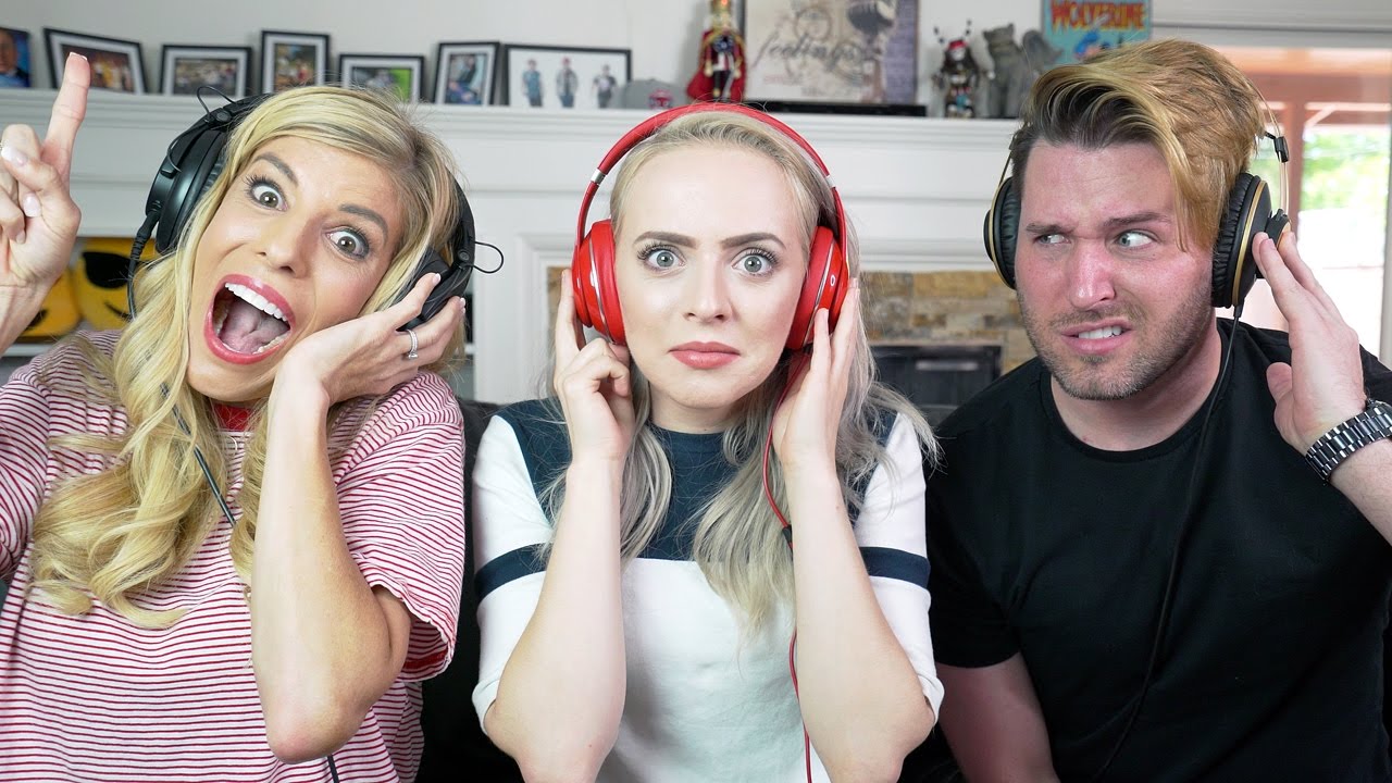 SINGING WITH NOISE CANCELLING HEADPHONES - Madilyn Bailey, Joshua Evans & Rebecca Zamolo