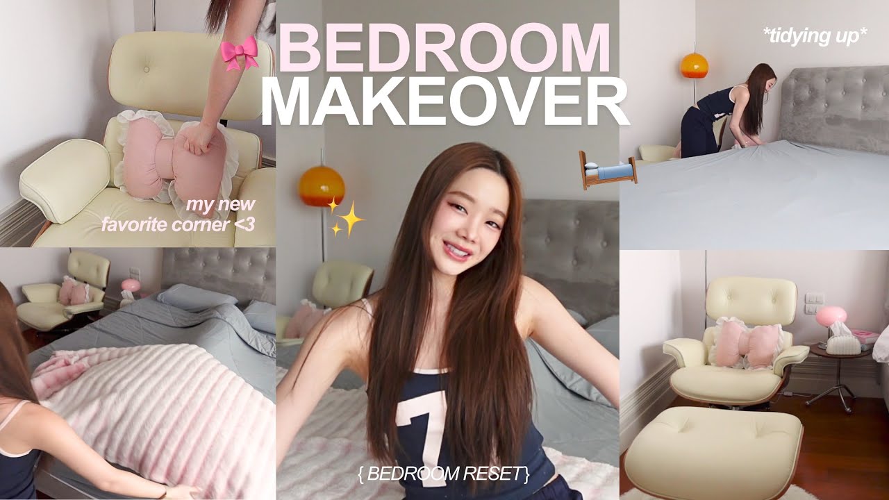 ♡ BEDROOM MAKEOVER 🎀🛌 |*2026 reset*จัดห้องนอนใหม่✨,decorating ideas,bedroom essentials | Beamsareeda