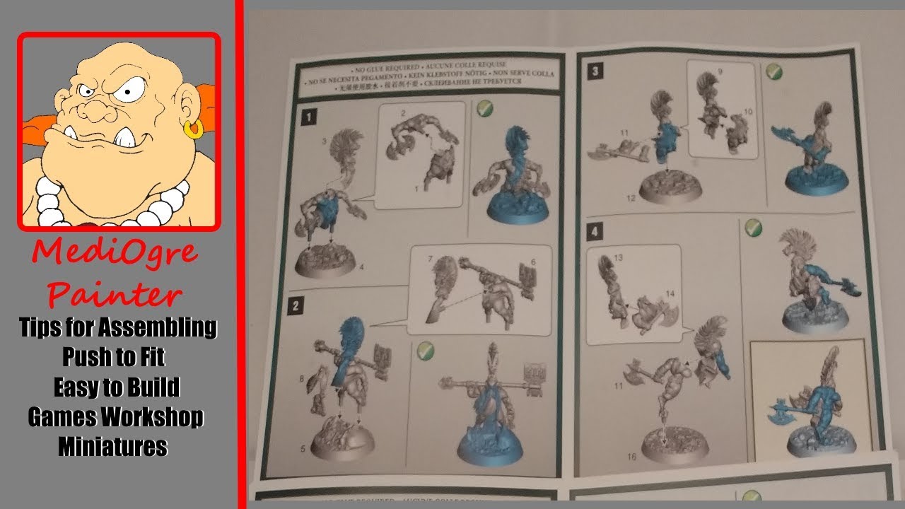 Tips for Assembling Push to Fit / Easy to Build Games Workshop Miniatures