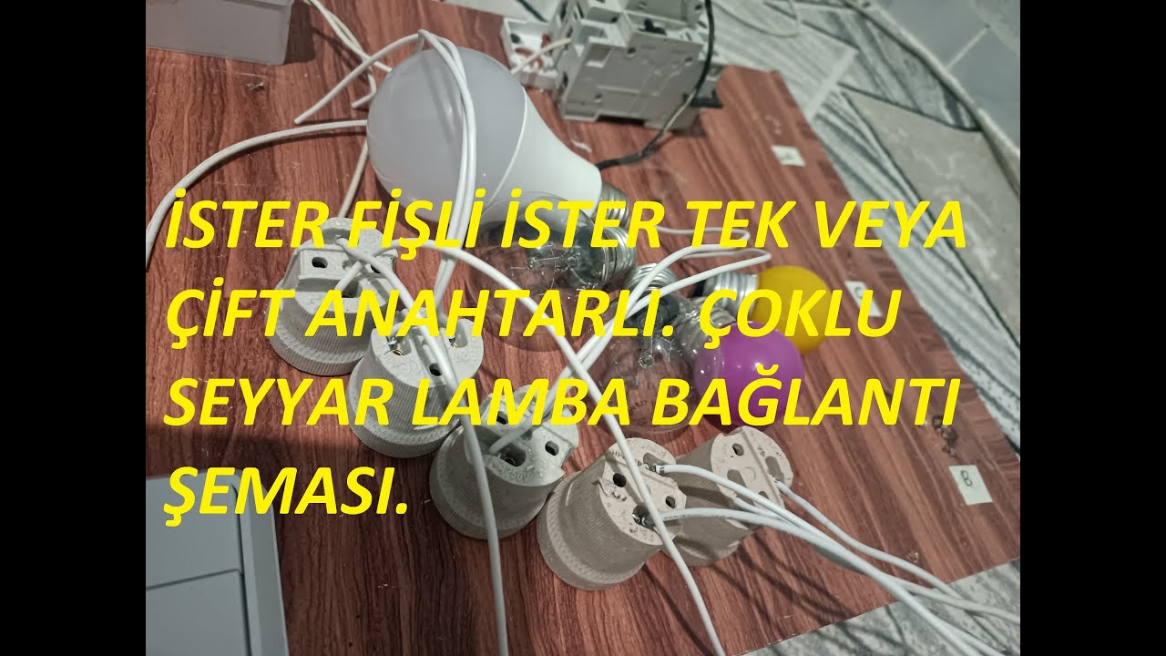 çoklu seyyar lamba nasıl yapılır