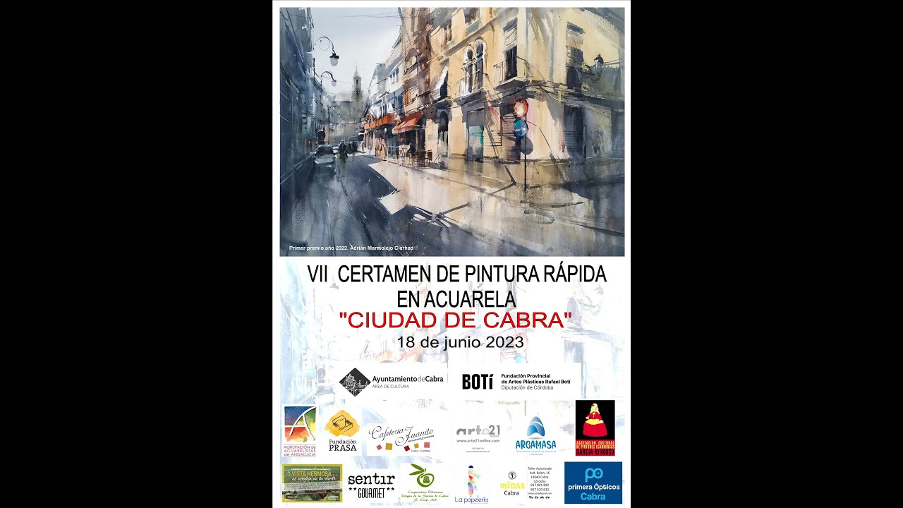 2023/06  --  7 Certamen de Pintura Rápida en Acuarela 