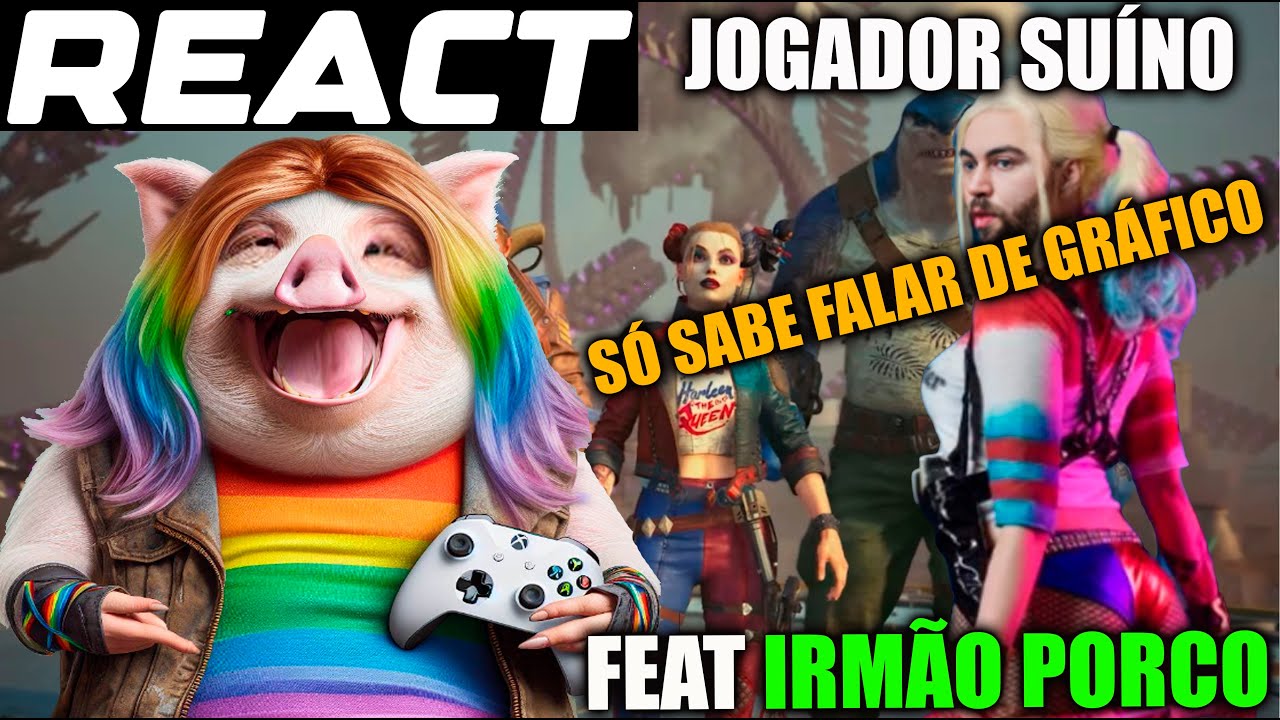 REACT IRMÃO PORCO SÓ SABE FALAR DE GRÁFICO