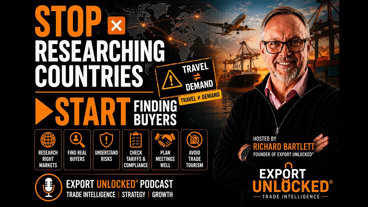 Export Sales Strategy - Stop Researching Countries, start Researching Buyers