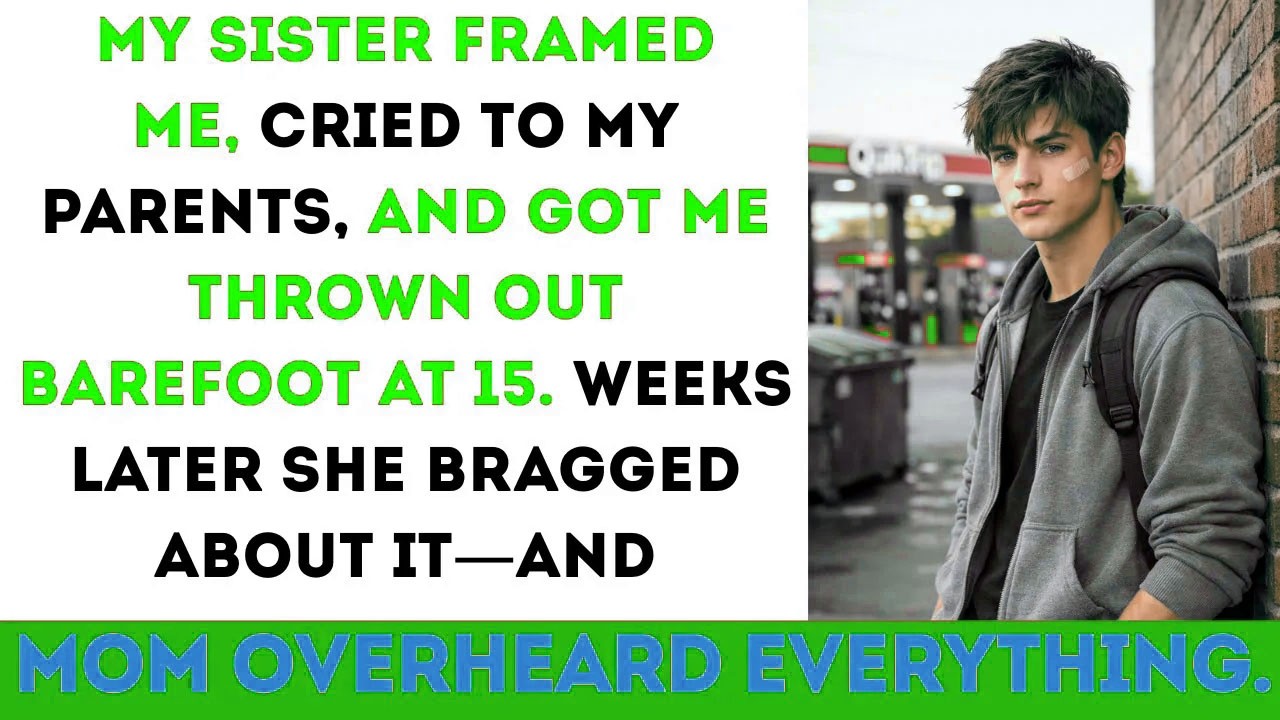 My Parents Threw Me Out Barefoot Because My Sister Cried And Framed Me. Weeks Later....