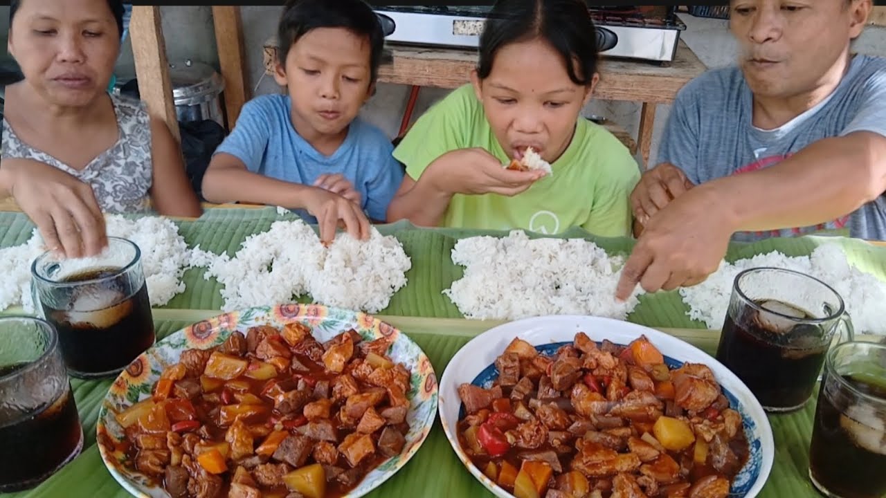 PORK MENUDO! AT COKE PANTULAK // TAUB TULOY ANG KALDERO!