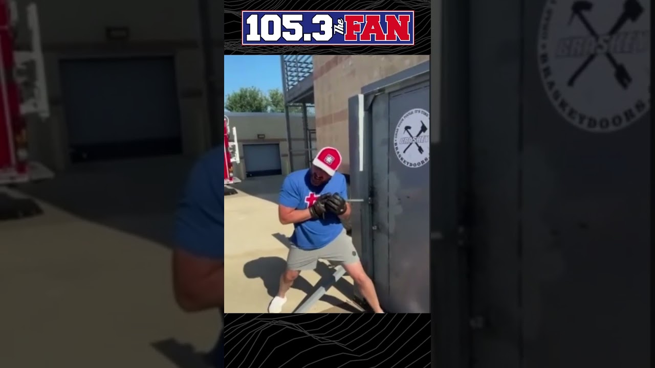 MUST WATCH: RJ Choppy attempts to show off his firefighting skills! 