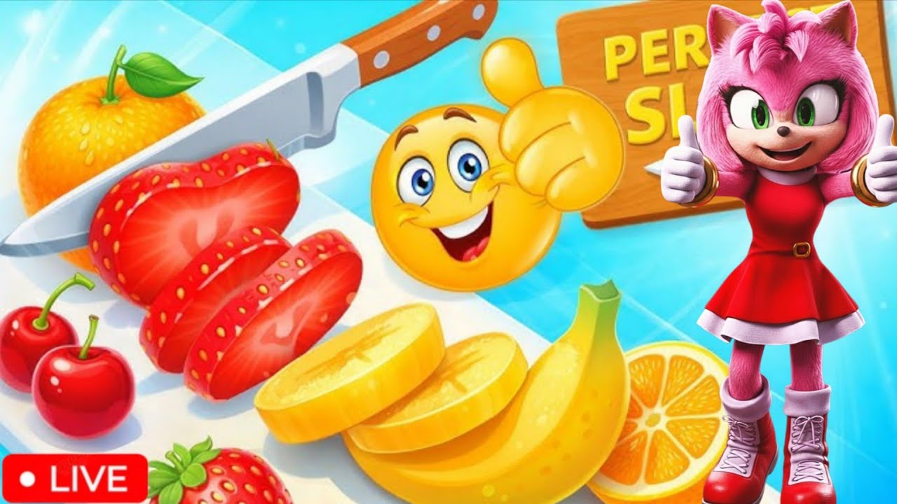 New Live Stream 😀 Perfect Slices Gameplay Game -Fruit Cutting Game | #perfectslice​ #games #gameplay