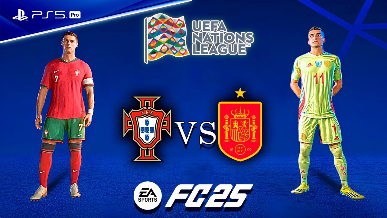 FC 25 - Португалия vs Испания l Роналду и Ямаль Финал Лига Наций УЕФА 2025 [PS5 Pro] 4К Полный Матча
