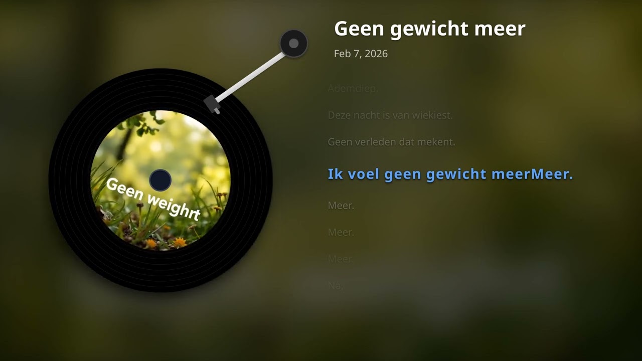 NeMuCo - Geen gewicht meer