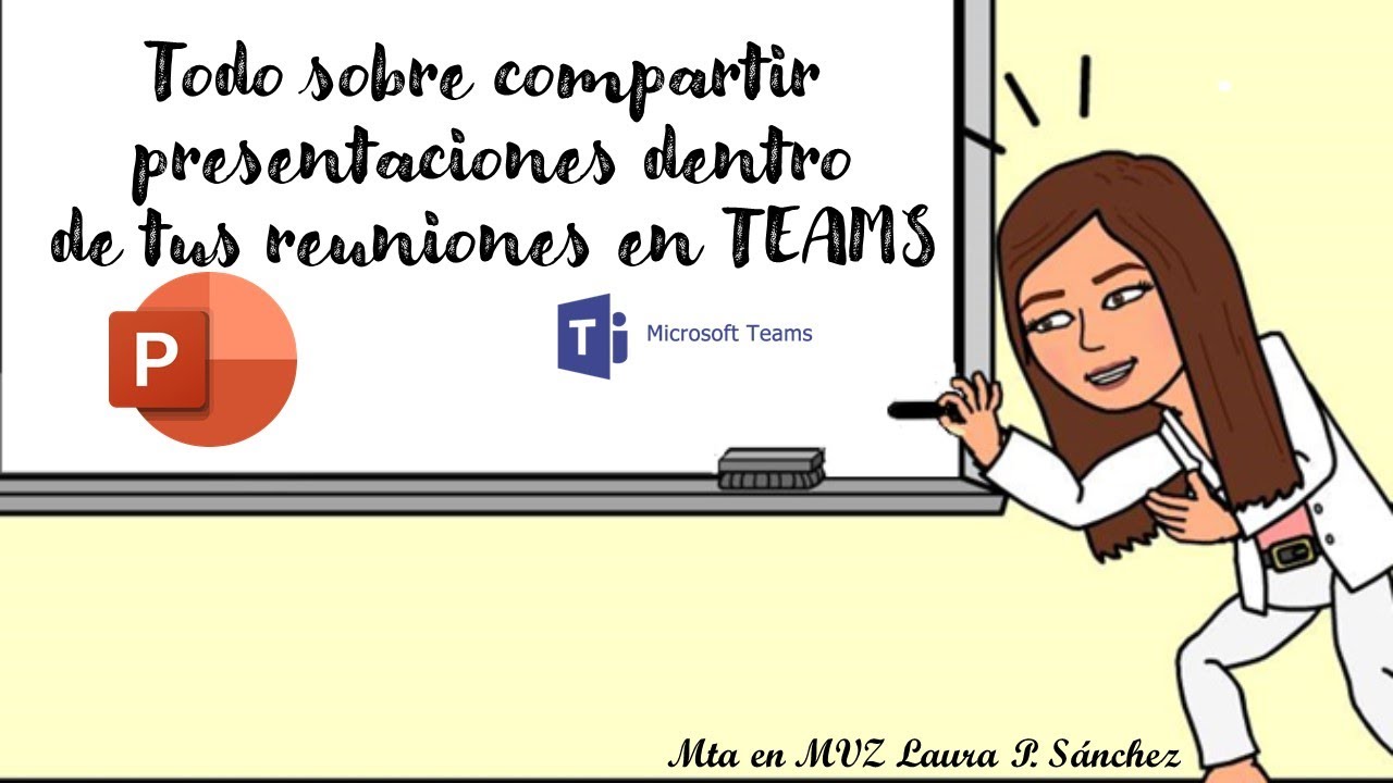 Usa tu power point como pizarra para dar una clase en una reunión de TEAMS