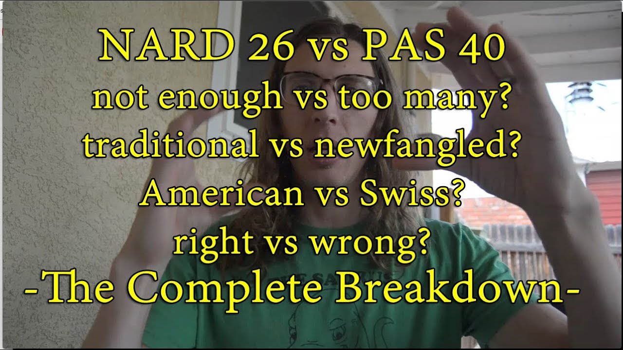 PAS 40 vs NARD 26 - Drum Rudiment History and Comparison