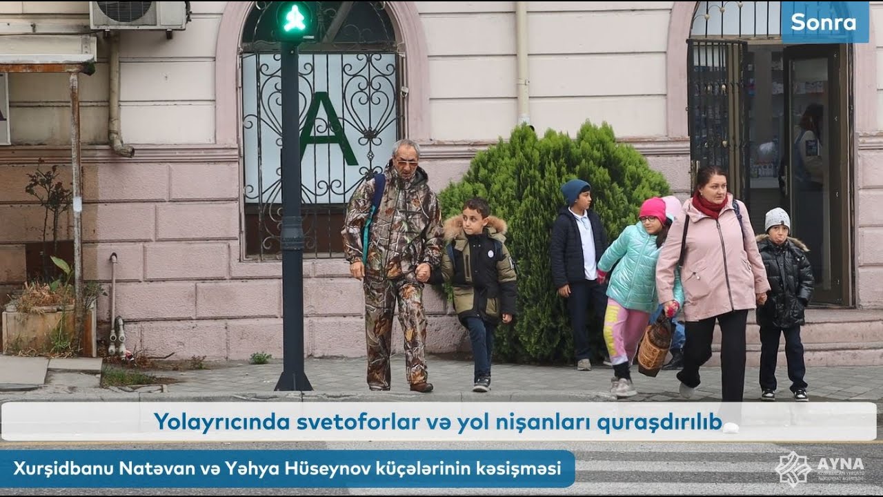 300 nömrəli tam orta məktəb yaxınlığında nizamlanan yolayrıcı təşkil edilib