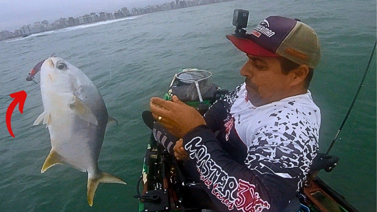 Foi peixe pulando de tudo em quanto e jeito, at&eacute; da m&atilde;o do PESCADOR!