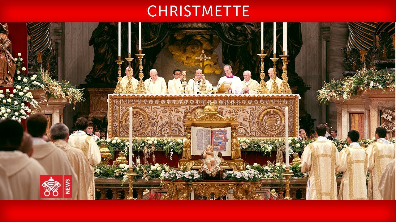 Papst Franziskus Christmette 2017-12-24