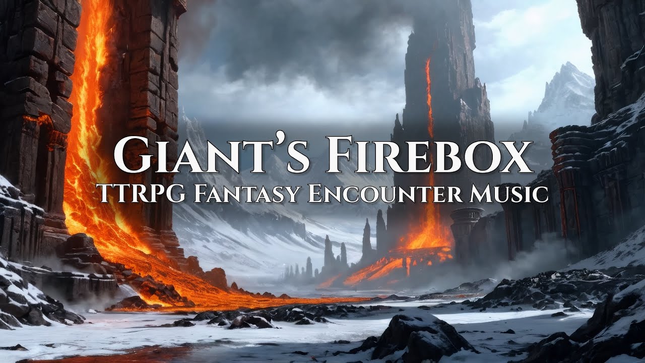 🌋 Fire Meets Ice… Survive the Giants’ Wrath — Epic Elemental Battle Music for D&D & TTRPG (1 Hour)