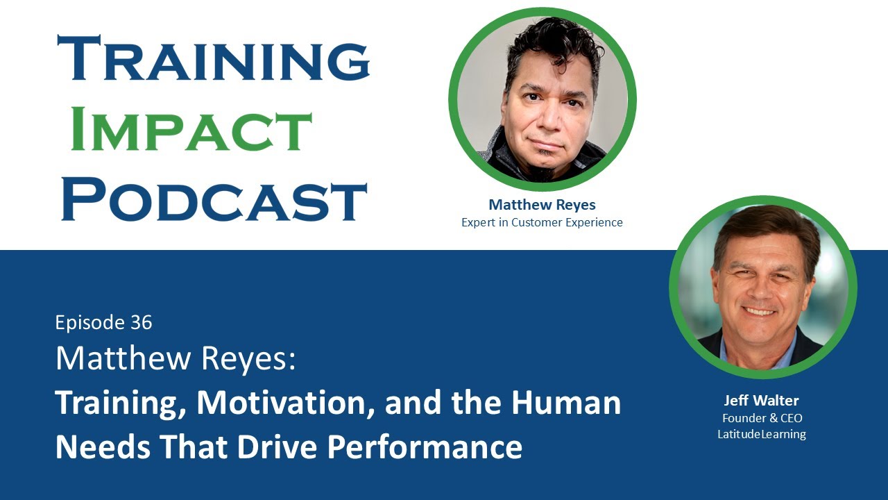 36. Matthew Reyes: Training, Motivation, and the Human Needs That Drive Performance