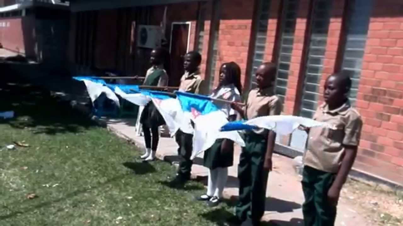 Pathfinder Guidon Drill - Lusaka Central SDA Church