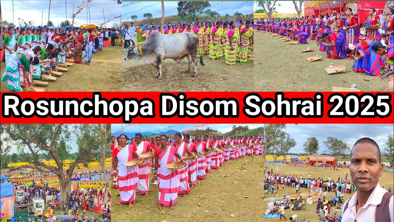 Rosunchopa Disom Sohrai 2025|| Jharkhand || Sainik Santal Vlog 
