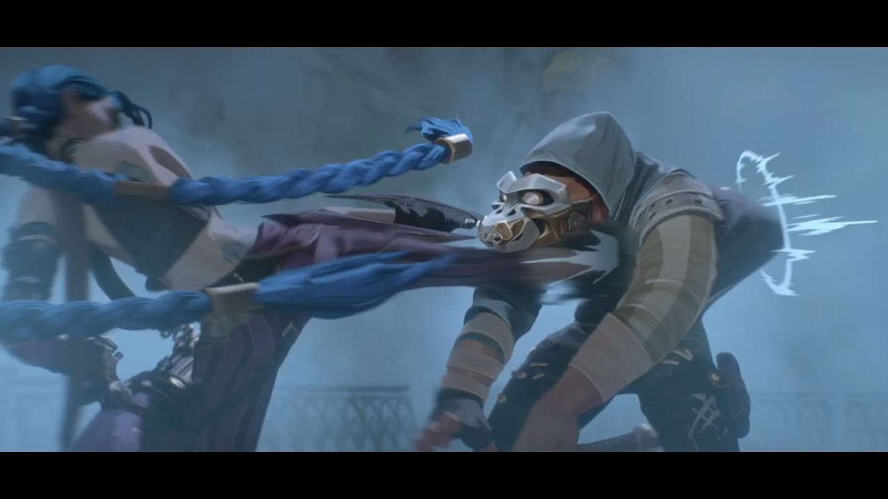 Arcane - Jinx and Vi vs Firelights | ending fight scene