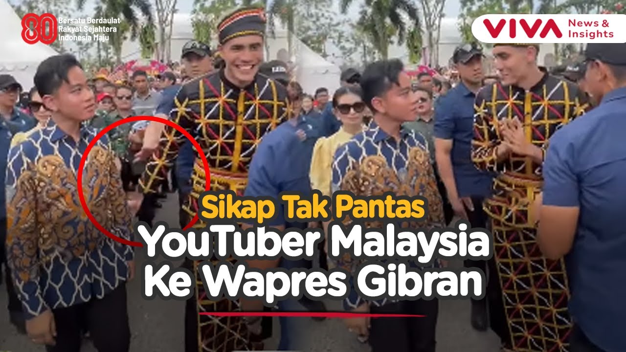 Bak Bestie Rangkul Gibran, Aisar Khaled Ditegur Paspampres