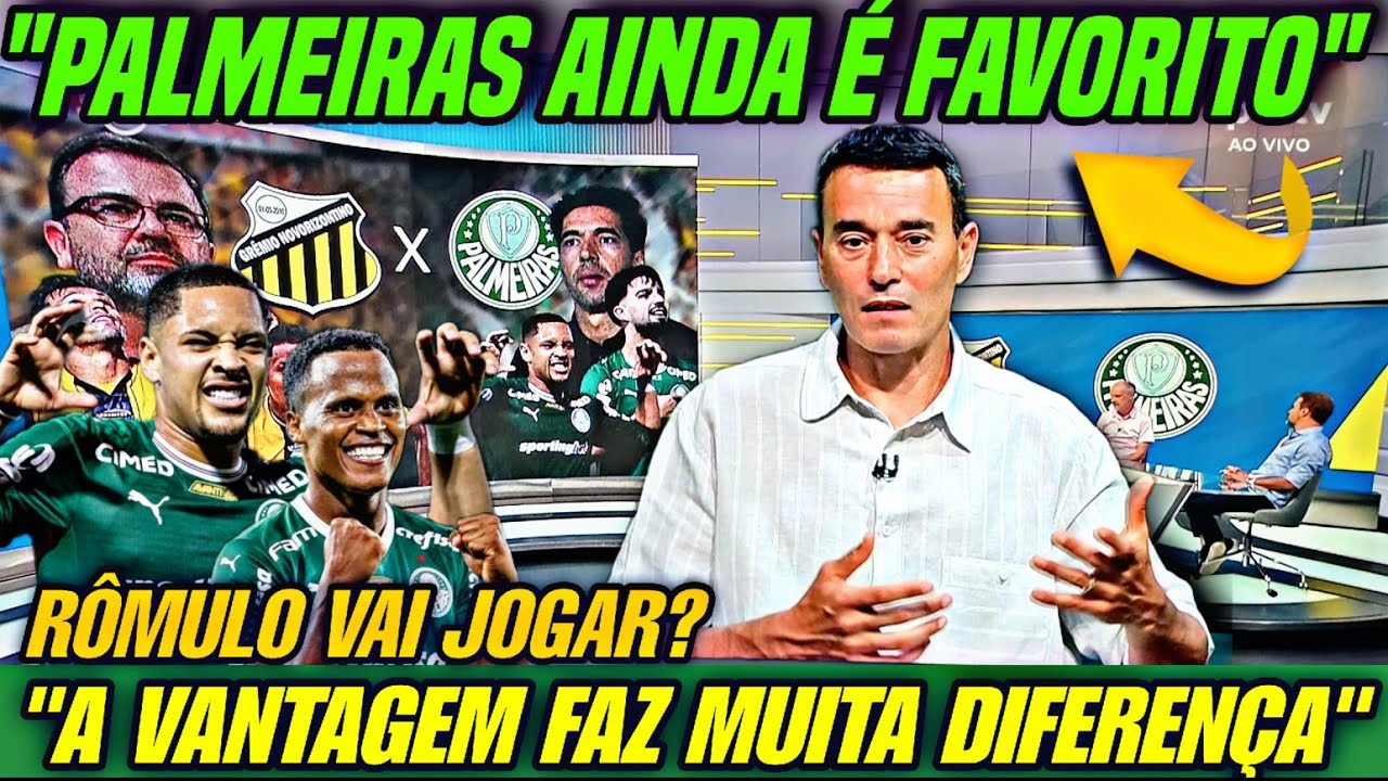 🔥 PALMEIRAS AINDA É FAVORITO! VITOR ROQUE JOGA? Rômulo vai jogar? Vantagem pode decidir!