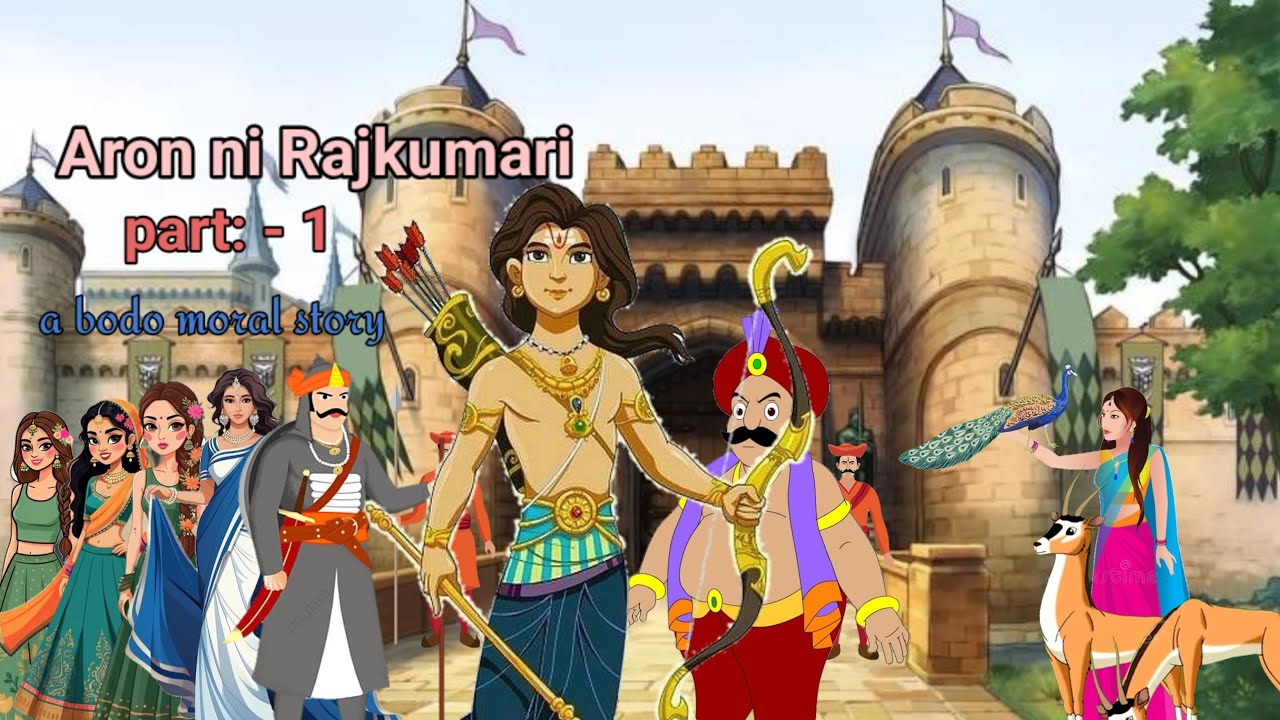 Aron ni Rajkumari (अरननि राजकुमारी) a bodo moral story part:- 1 Bodo Cartoon #cartoonvideo