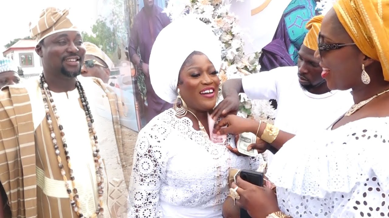 LOVELY: SEE HOW ALH. RUKAYAT ALAWIYE CELEBRATE HER HUSBAND ALH.AHMAD ALAWIYE ON HIS 50YEARS BIRTHDAY
