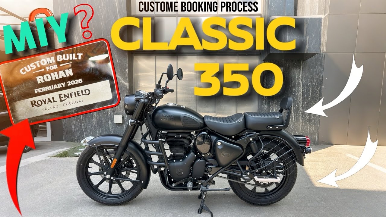 Classic 350 Stealth Black MIY Se Kaise Book Kare? Full Customization & Price Details!