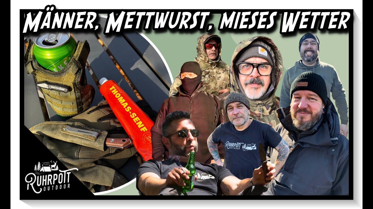 Männer, Mettwurst, mieses Wetter - Ruhrpott Outdoor im Camp
