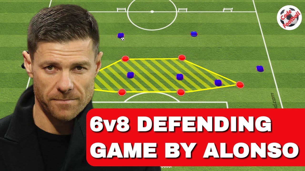 6v8 defending exercise by Xabi Alonso!