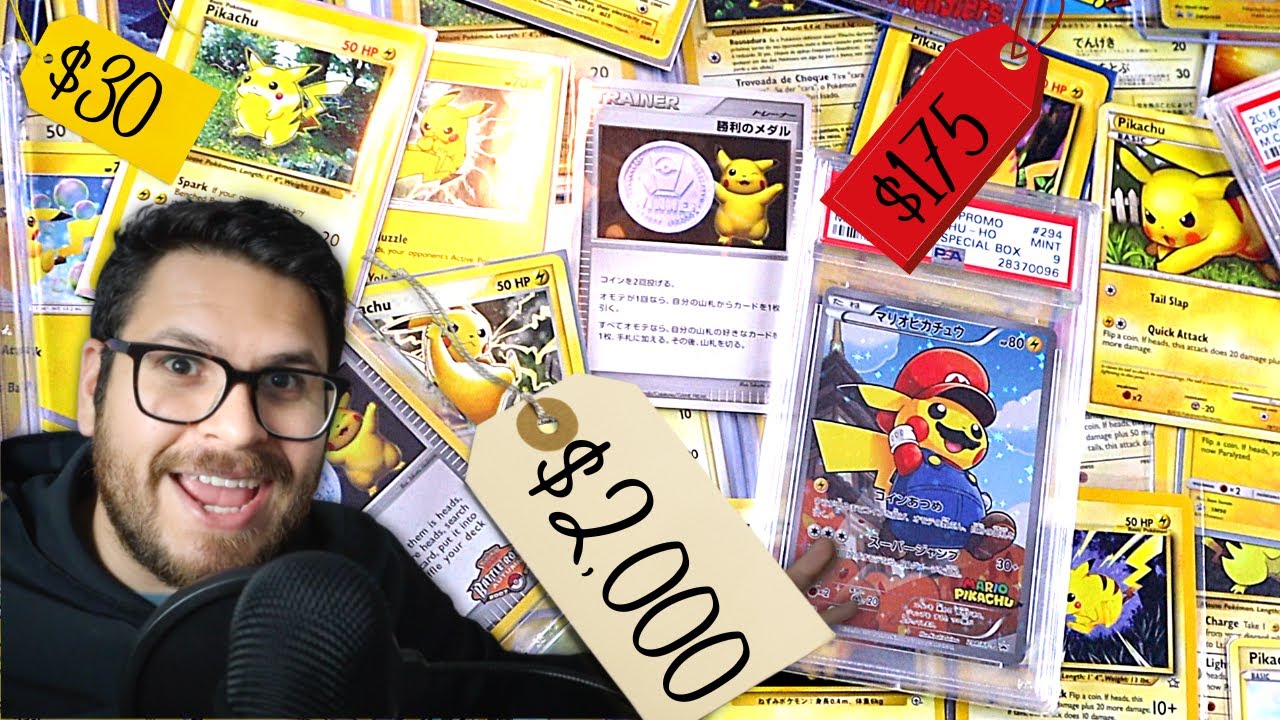 How Much Are Your Pikachu Cards Worth? (My Entire Pikachu Card Collection)