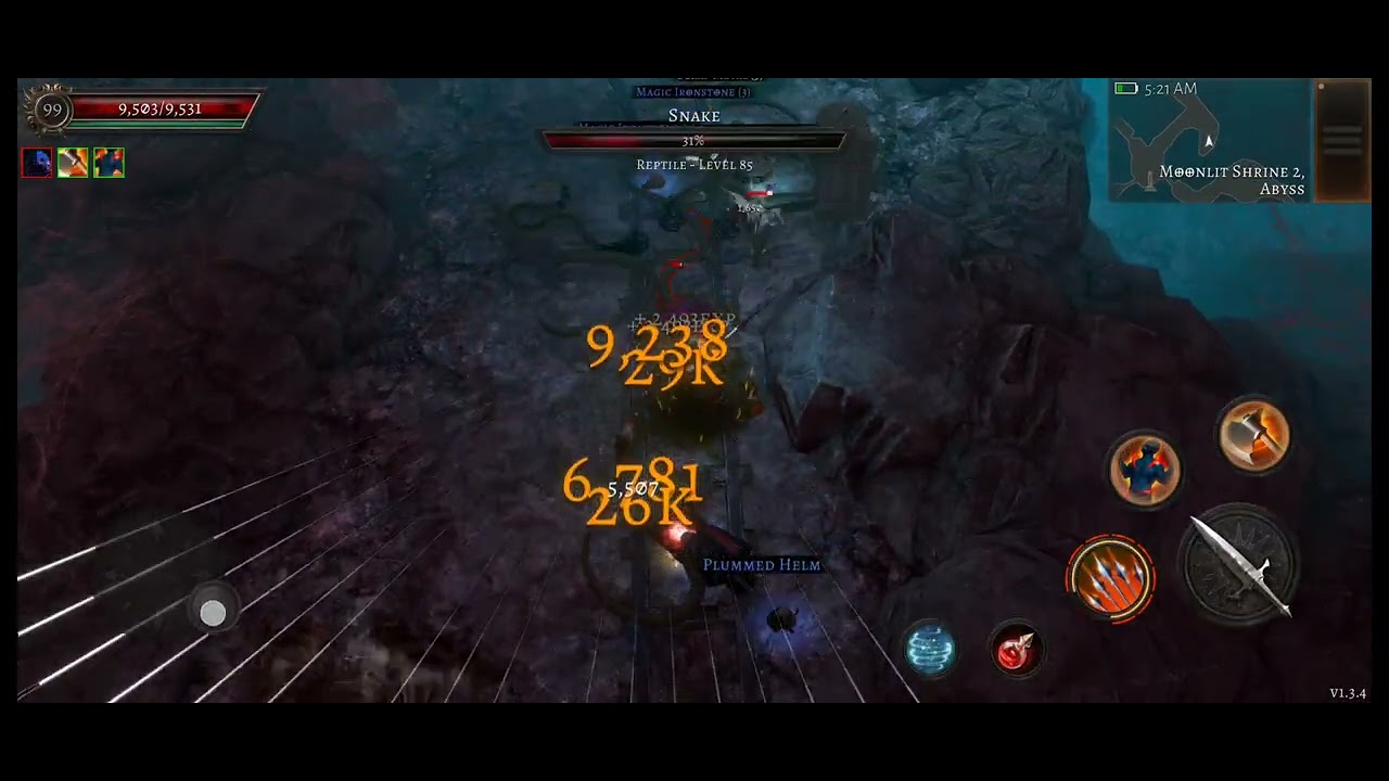 Oniro  ARPG most strongest build and equipments  farming dungeon abyss mode