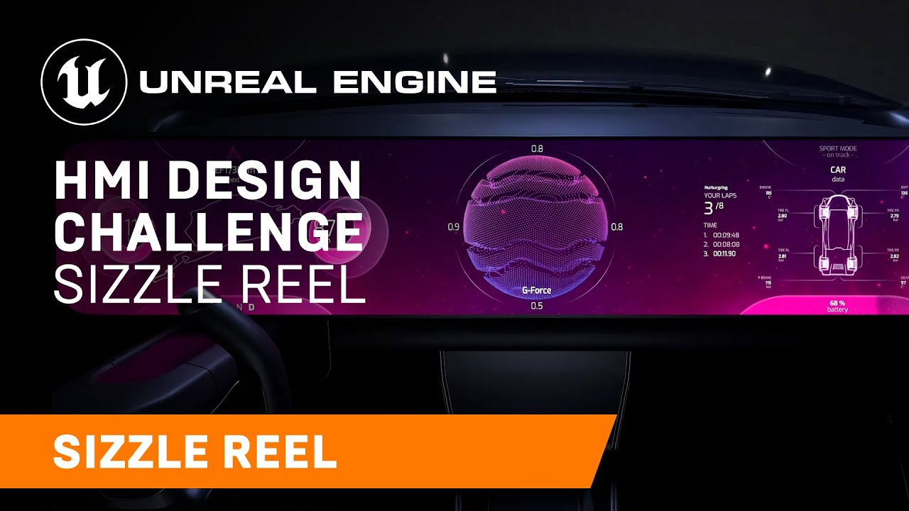 HMI Design Challenge Sizzle Reel | Unreal Engine