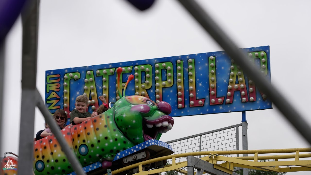 Crazy Caterpillar - POV - Pettitts Animal Adventure Park - Güven Amusement Rides Factory - Brucomela