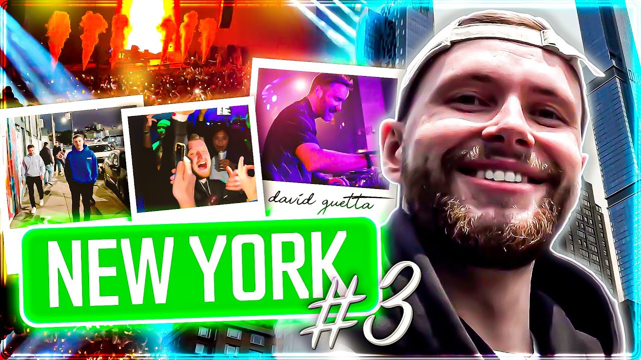 Auf GÄSTELISTE bei DAVID GUETTA SHOW in NEW YORKER CLUB 🔥😳 Komplette Eskalation | NYC Vlog #3