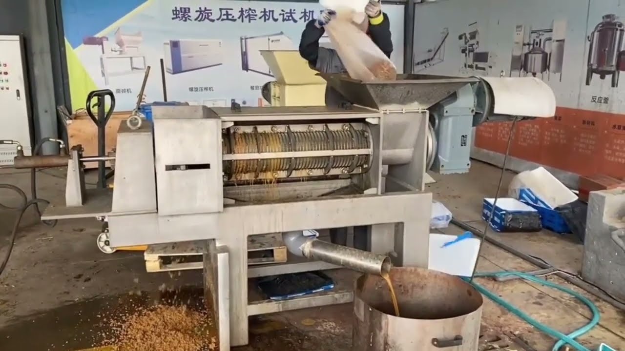 screw press screw press dehydrator screw dehydrator agricultural screw press