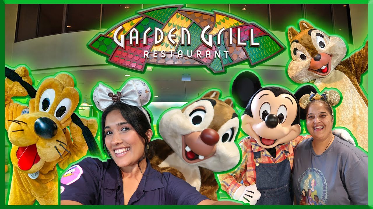 GARDEN GRILL CHARACTER DINING | Disney’s Character Dance off Showdown!