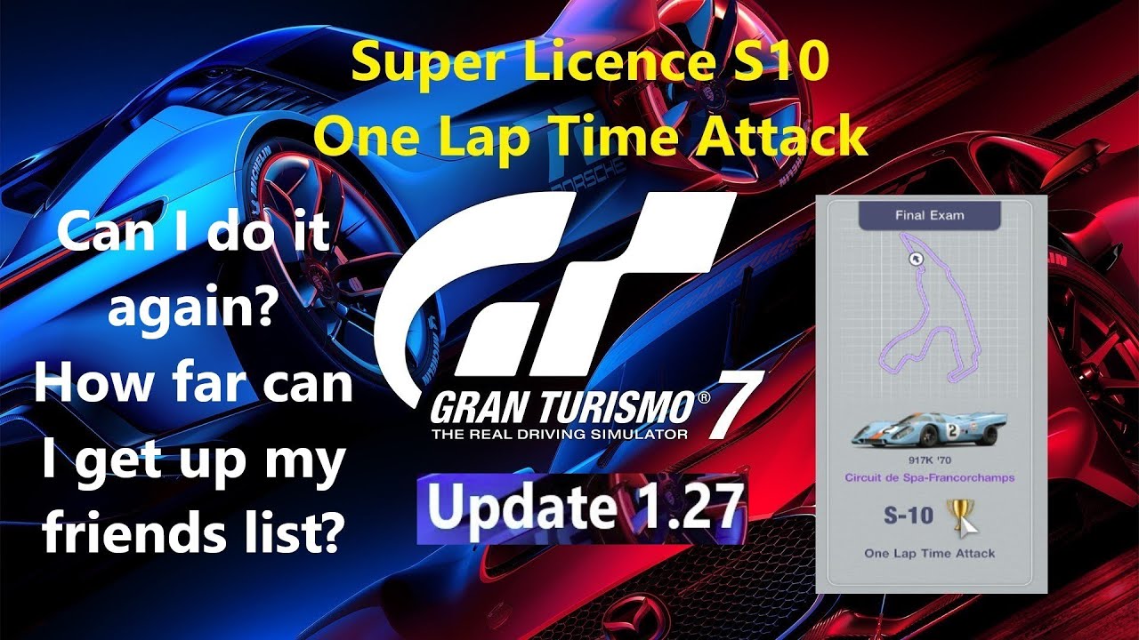 GT7 S10 Super Licence One Lap Attack Test Spa Porsche 917 Gold How to Tutorial Gran Turismo 7