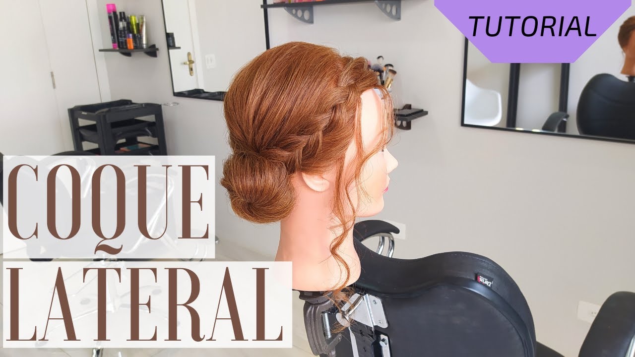 COQUE LATERAL com Trança - Aprenda com esse Tutorial!