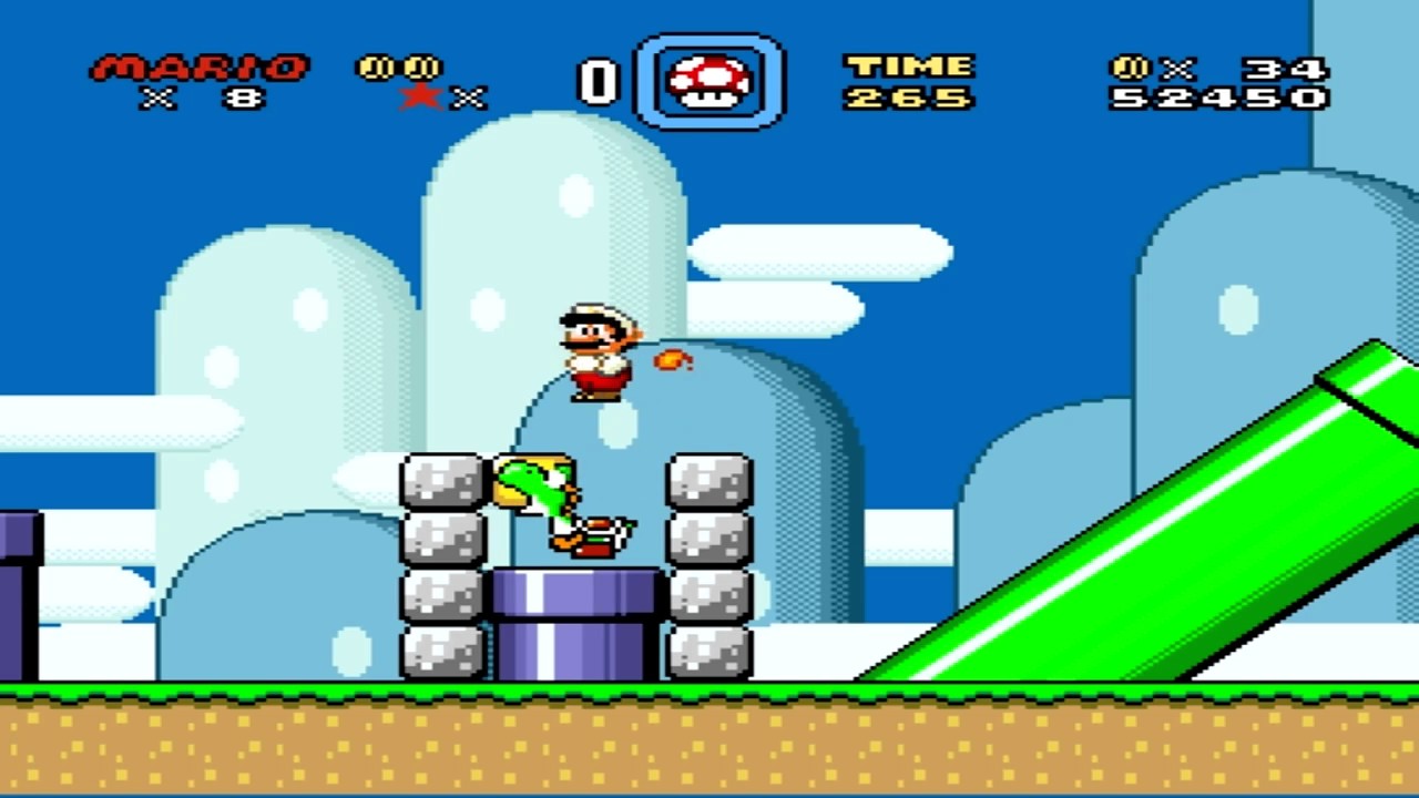 Super Mario World (SNES) Yoshi's Island 1