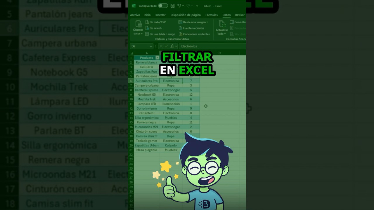 How to filter data in Excel quickly and easily #Productivity #DataAnalysis #Tips #Excel