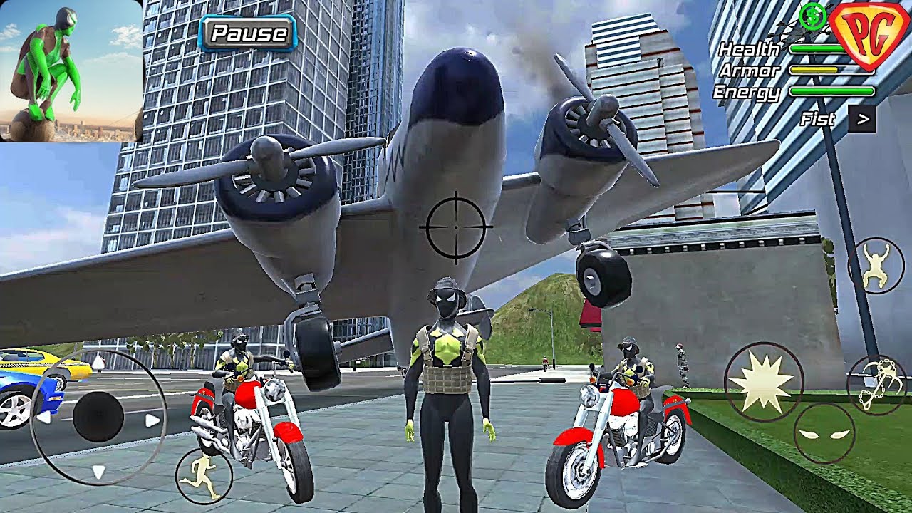 Rope Frog Ninja Hero - Strange Gangster Vegas #73 I ride a motorcycle