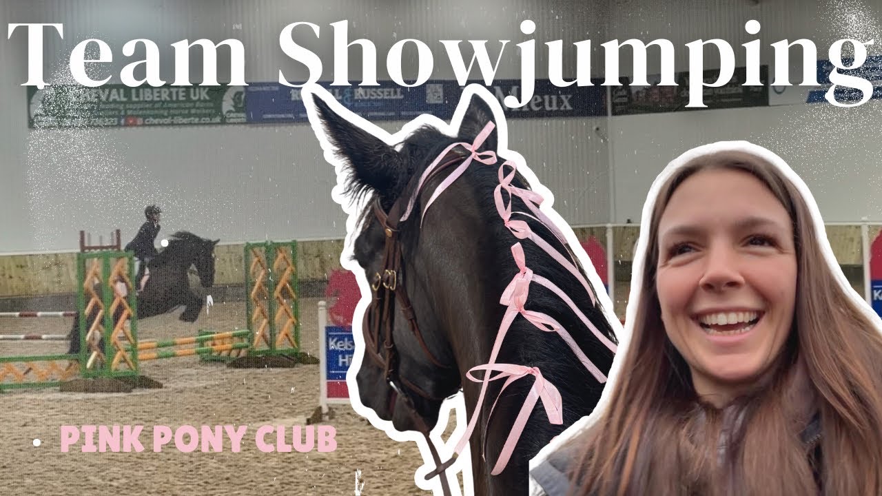 A very pink team showjumping day 💕 | Equestrian Winter