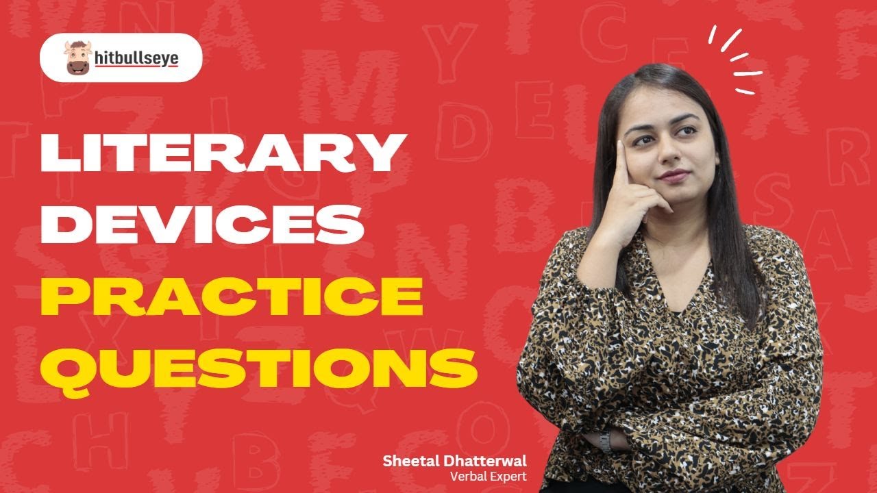 Literary Devices practice questions | CUET 2023  |🔴|   English Language | Hitbullseye