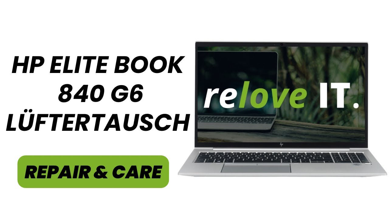 HP EliteBook 840 G6 Lüftertausch Tutorial