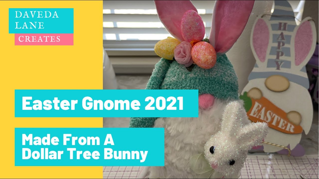🥕🐰LOOK🥕EASTER GNOME DIY 2021🥕MADE FROM DOLLAR TREE BUNNY🥕SO EASY!🥕🐰