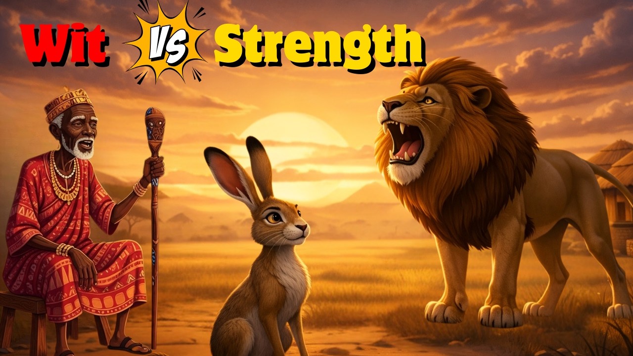The Clever Hare and the Mighty Lion | African Tales for elders