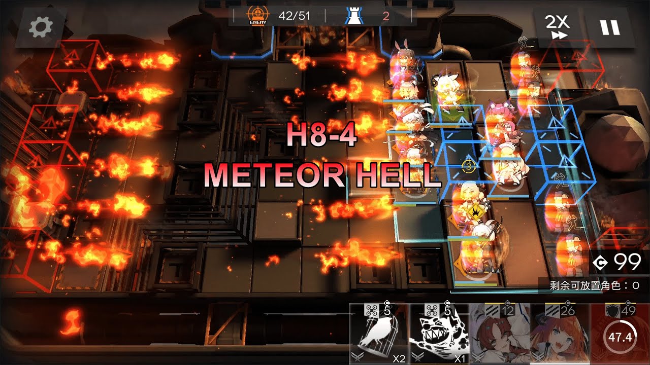 Arknights H8-4 Hardest Map